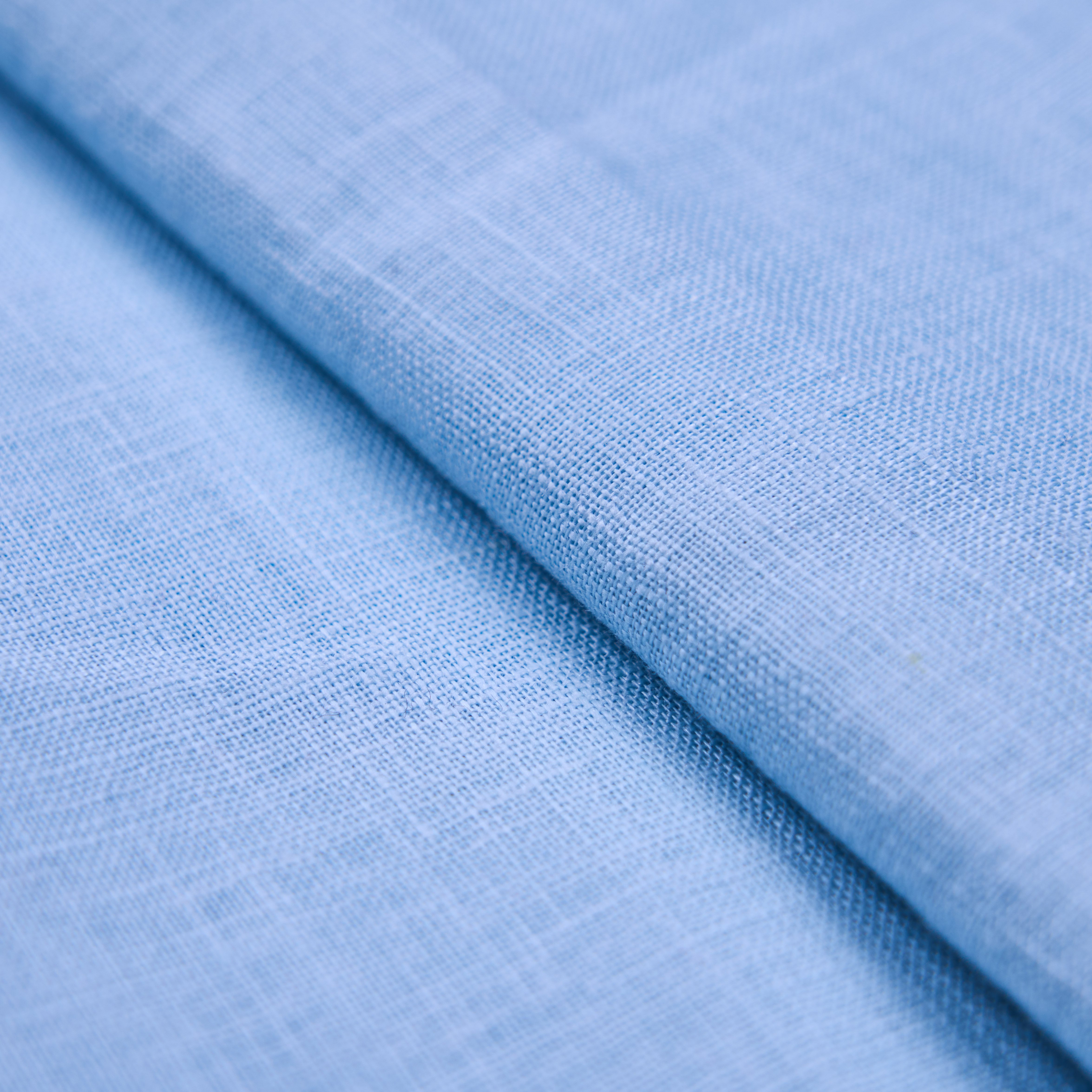 Wholesale Hot Selling Stone Enzyme Washed Pure 100% Linen Fabric Solid Color High Quality Natural Linen Fabric for Garment