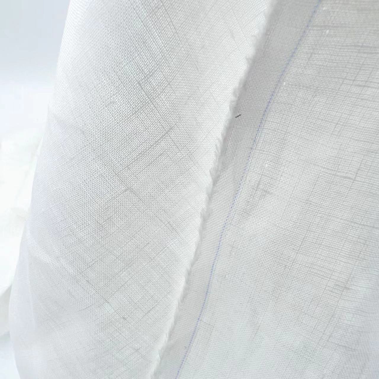 Customized digital printed light weight 100% linen fabric for Boyfriend Shirts