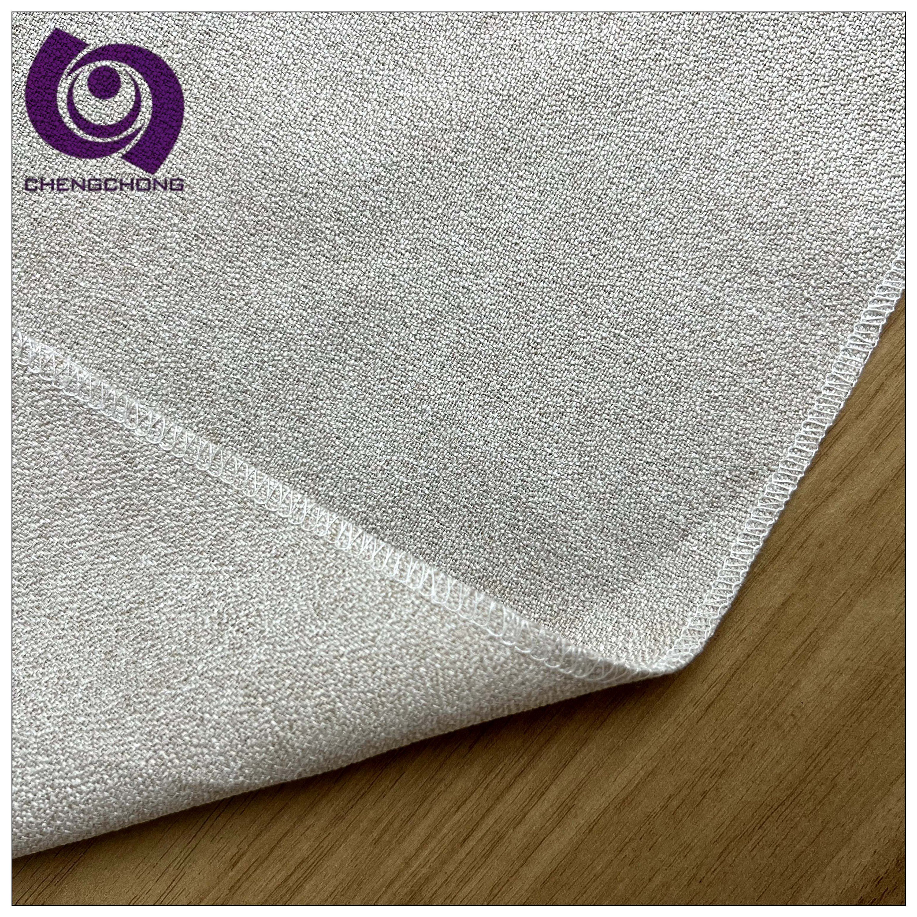 High Quality Designed Blackout Linen Curtain Fabric Sofa Fabric Home Textile Fabric