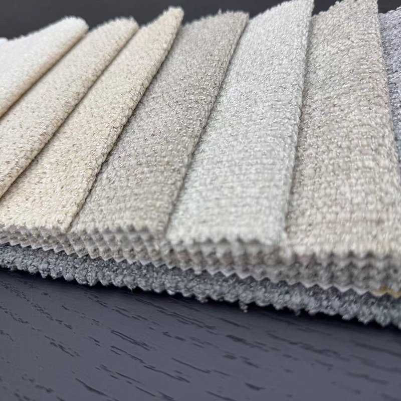 Factory Direct Supply Warp Knitted Woven Sofa Blanket Dyed Linen Fabric Upholstery