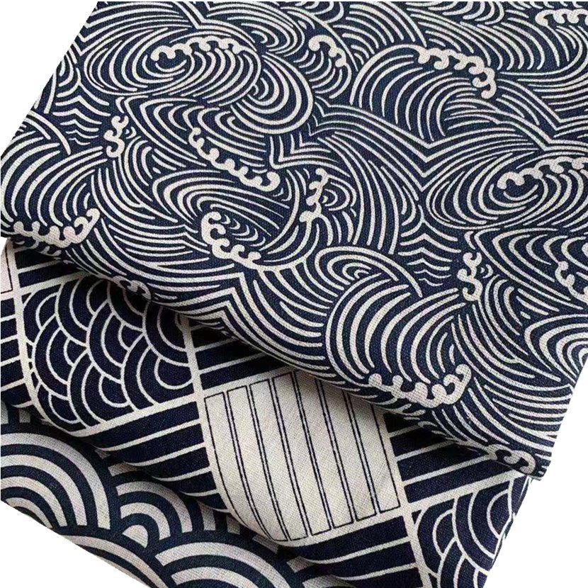 china Hot sale and high quality wholesale home Textile upholstery printed 100 linen fabric