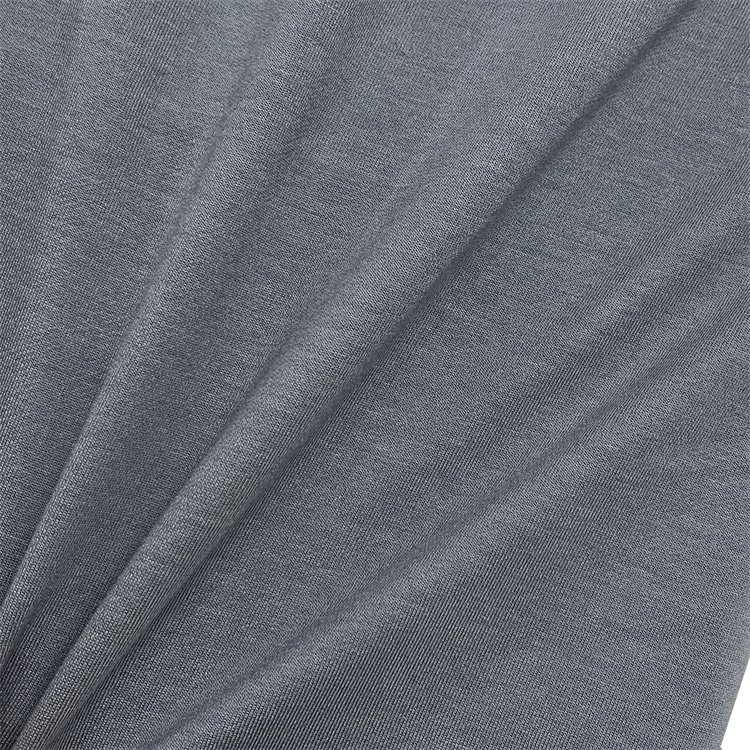 GRS Certificate Eco Friendly Organic Cotton Spandex Bamboo Jersey Fabric for clothing