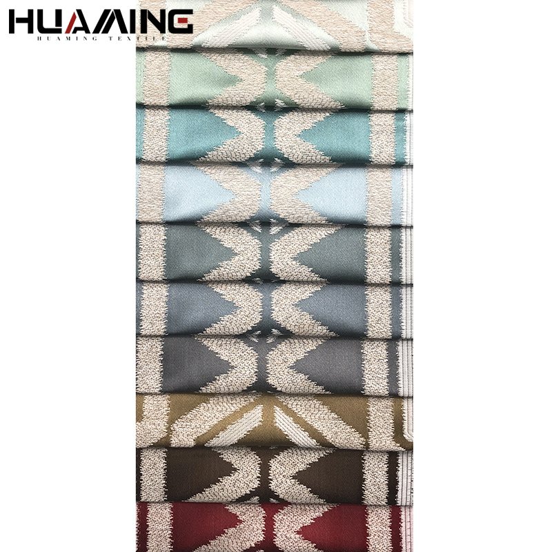 Linen Look Good Quality 100% Polyester Turkish Jacquard Fabric Curtain Fabric from OEM Factory