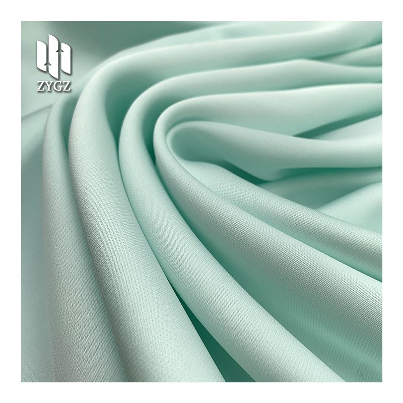 Luxury Design 210gsm 100% Polyester Fabric Excellent Drapeability Breathable Acetate Fabric Satin Fabric for Clothing