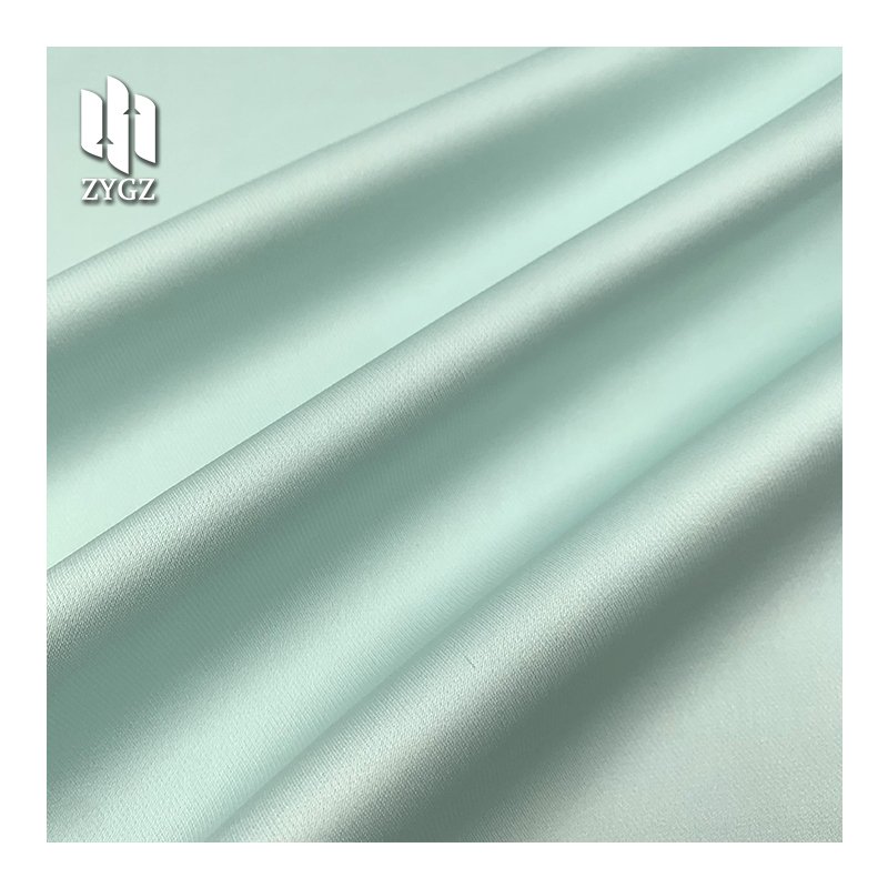 Luxury Design 210gsm 100% Polyester Fabric Excellent Drapeability Breathable Acetate Fabric Satin Fabric for Clothing