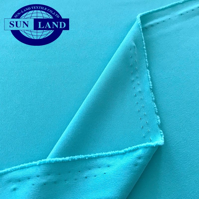 Summer running lining sports t shirts 100 polyester 75D/72F weft knitting interlock fabric