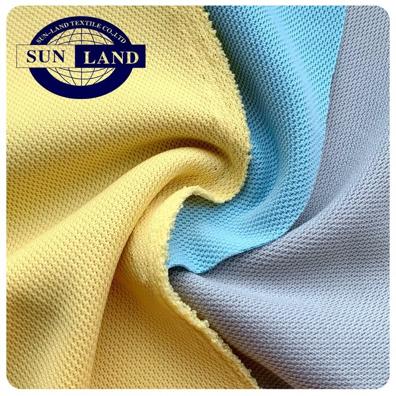 Summer running lining sports t shirts 100 polyester 75D/72F weft knitting interlock fabric