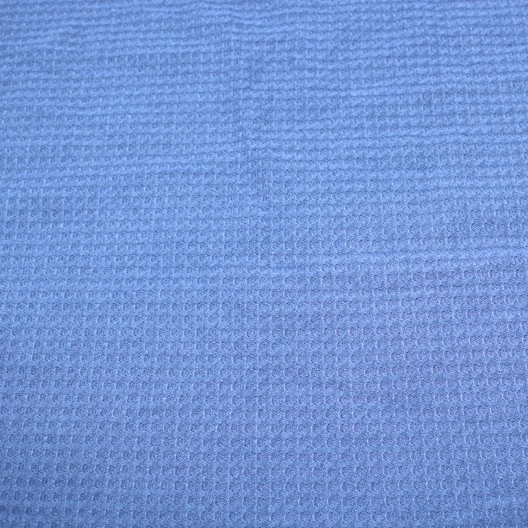 2023 Hot selling 100% polyester knitting waffle patterned cotton knitting fabric for dress