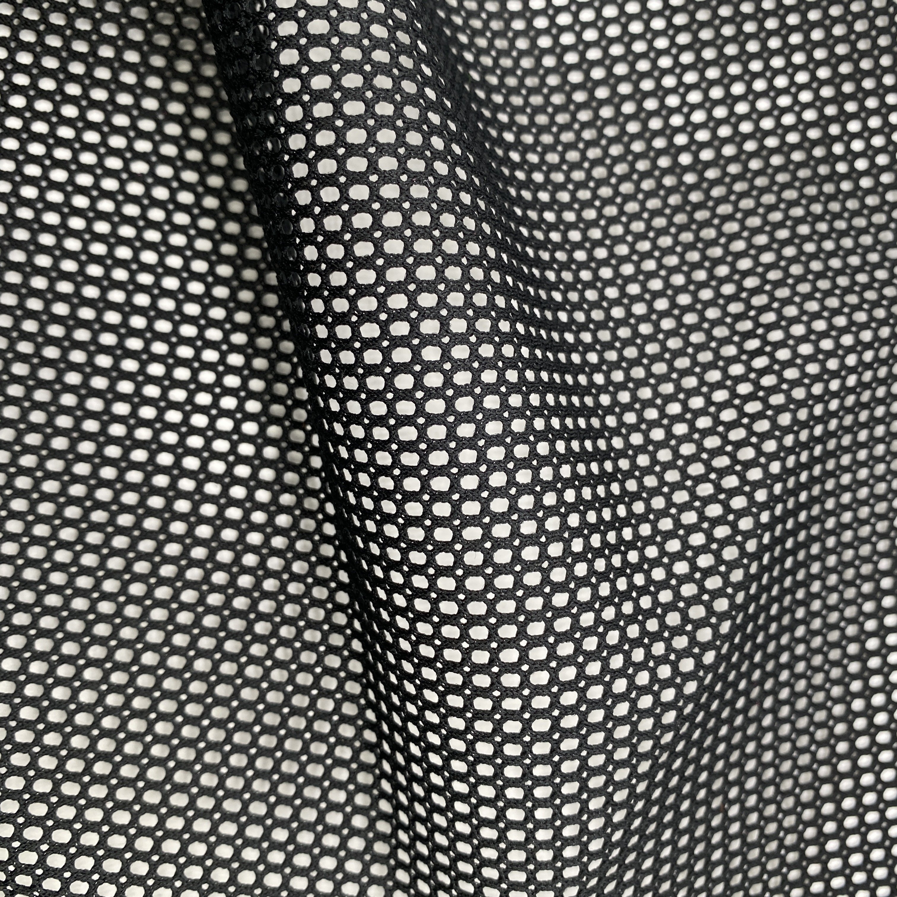 DTY double eye Tricot mesh fabric 100% polyester 150GSM mesh fabric for bags