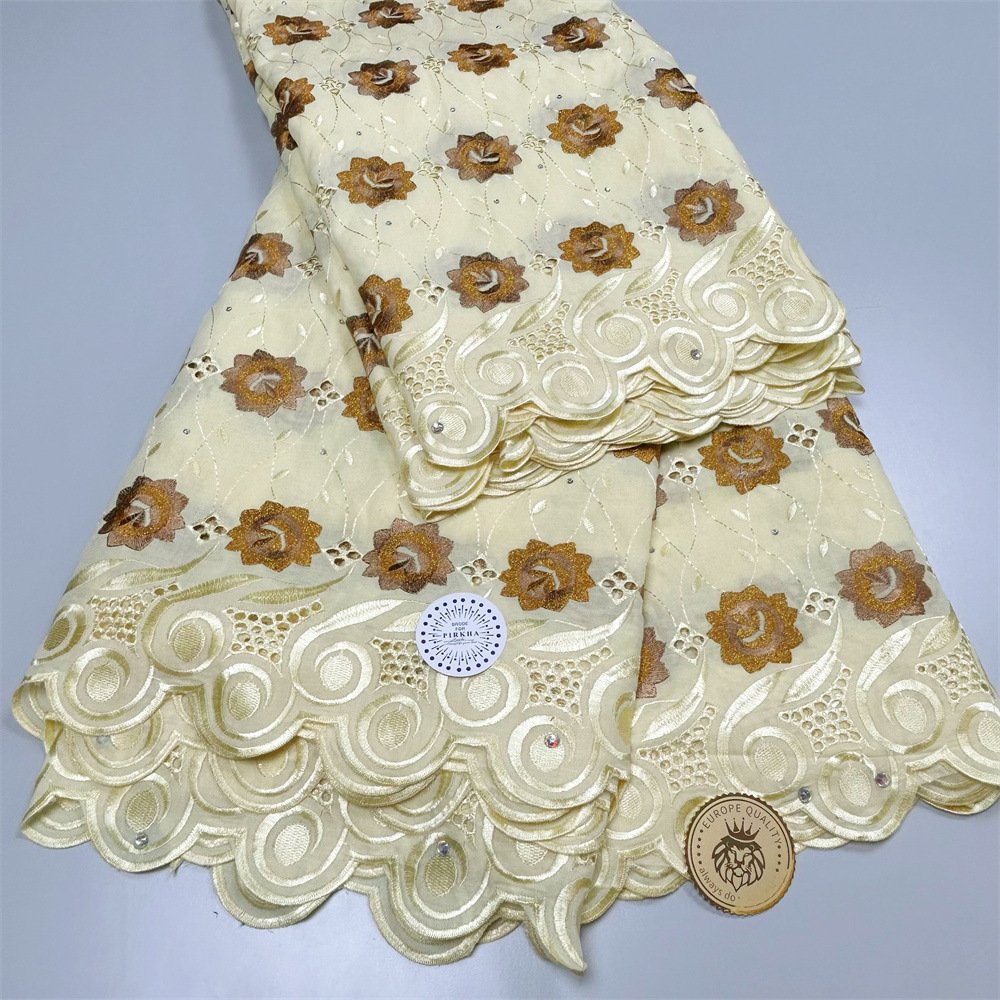 Austria wedding dress swiss voile 100% cotton lafaya lace african French Lace Fabric for elegant women dresses Christmas parties