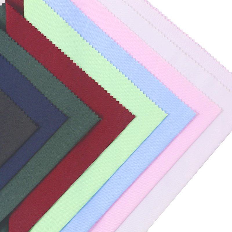 silk eco-friendly woven multicolor polyester lightweight bamboo fiber fabric