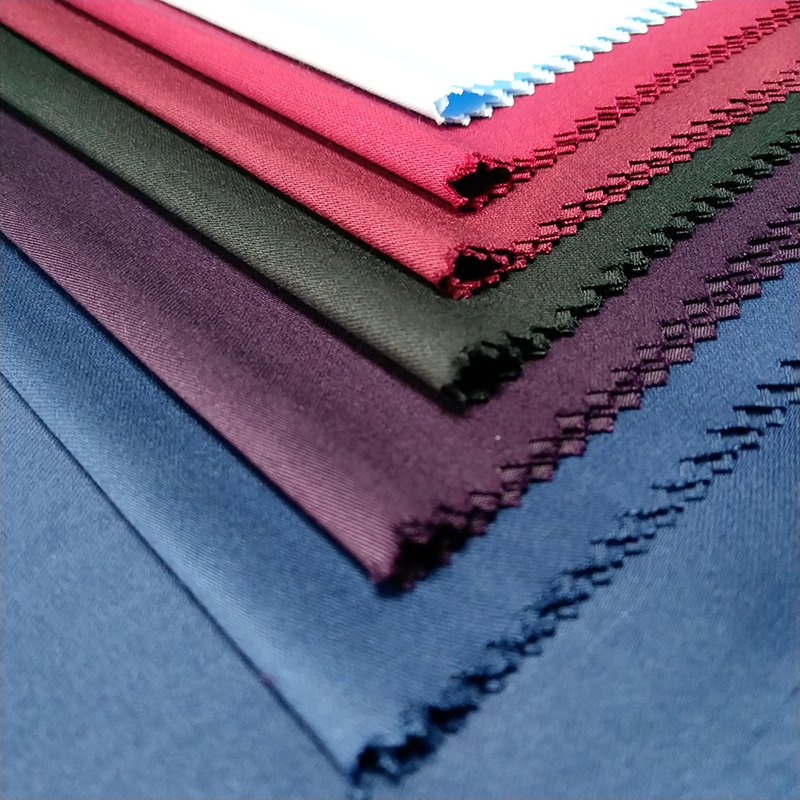 silk eco-friendly woven multicolor polyester lightweight bamboo fiber fabric