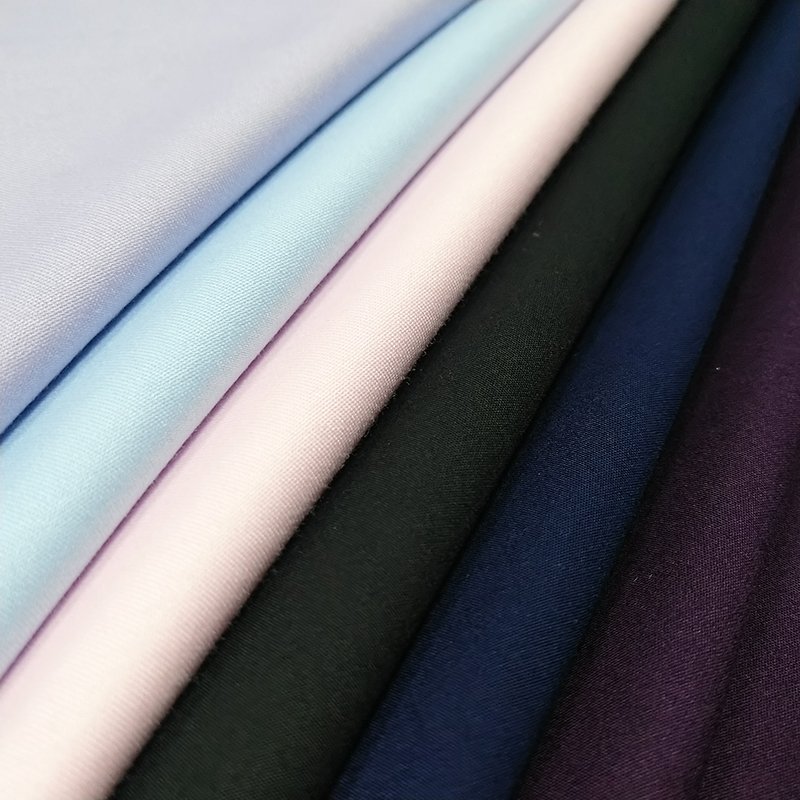 silk eco-friendly woven multicolor polyester lightweight bamboo fiber fabric
