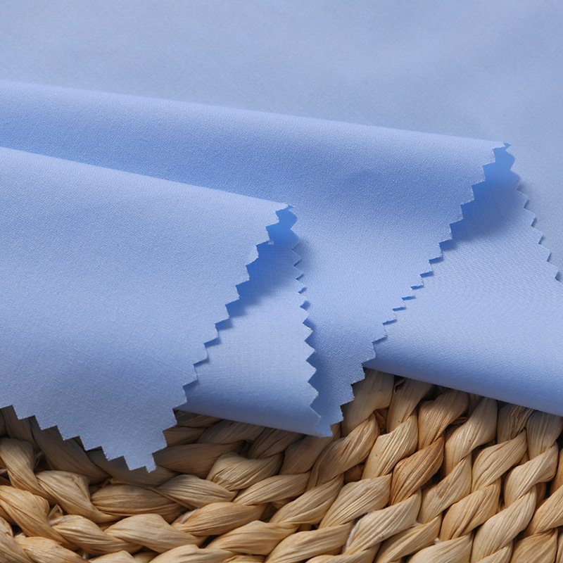 silk eco-friendly woven multicolor polyester lightweight bamboo fiber fabric