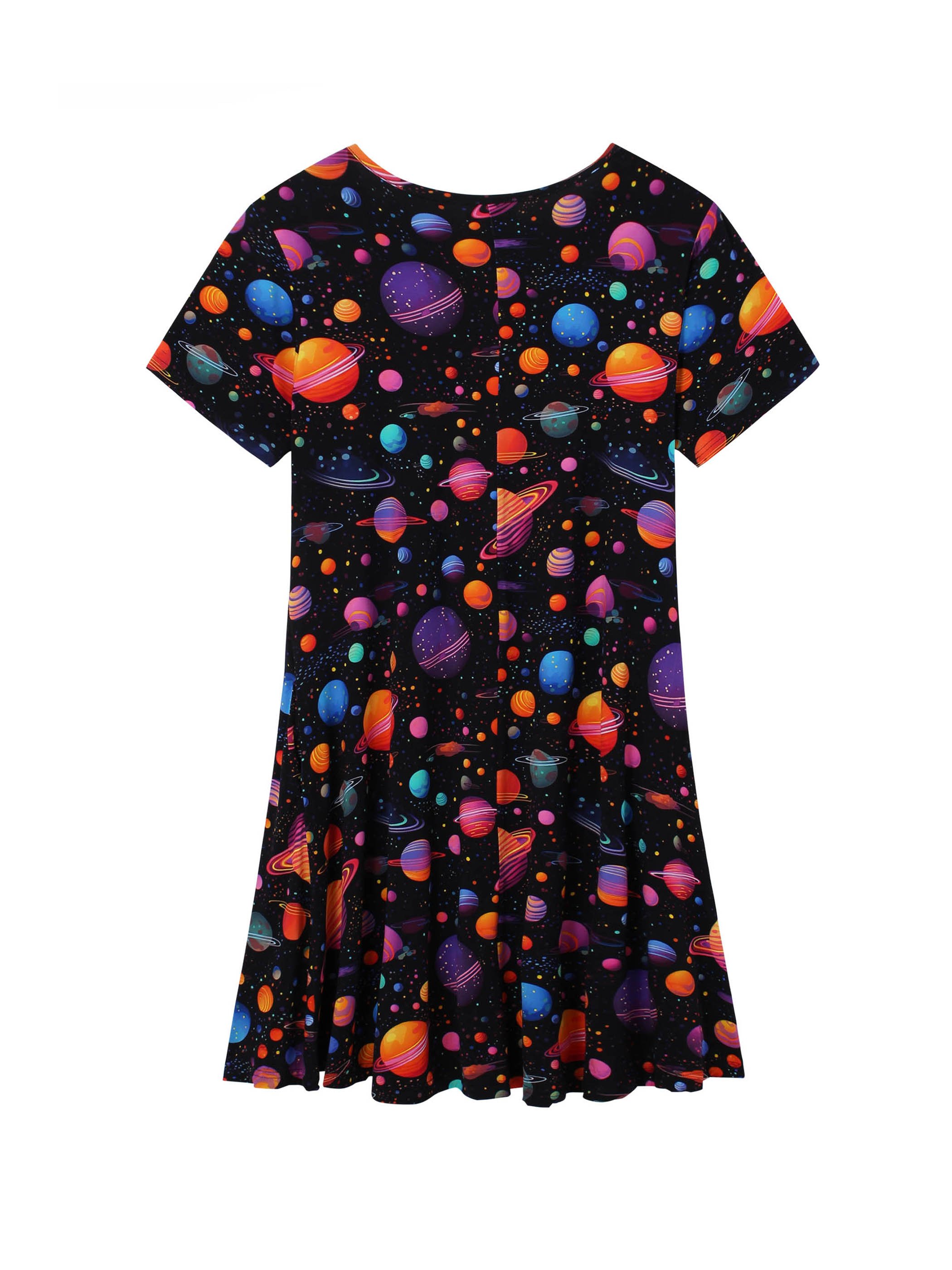 OEKI Certified Custom Pattern Dress for Girls Starry Sky Series Baby Clothing Made of Bamboo Fiber Fabric