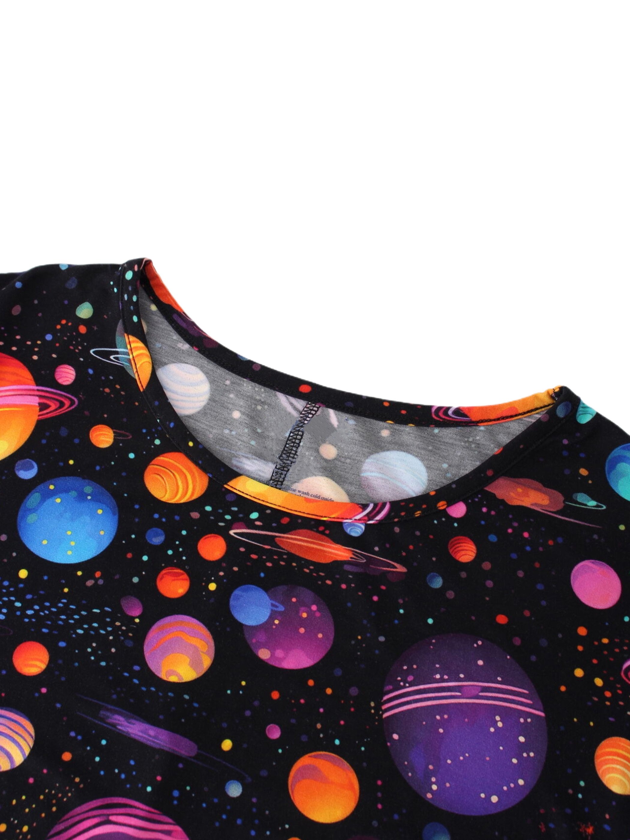 OEKI Certified Custom Pattern Dress for Girls Starry Sky Series Baby Clothing Made of Bamboo Fiber Fabric