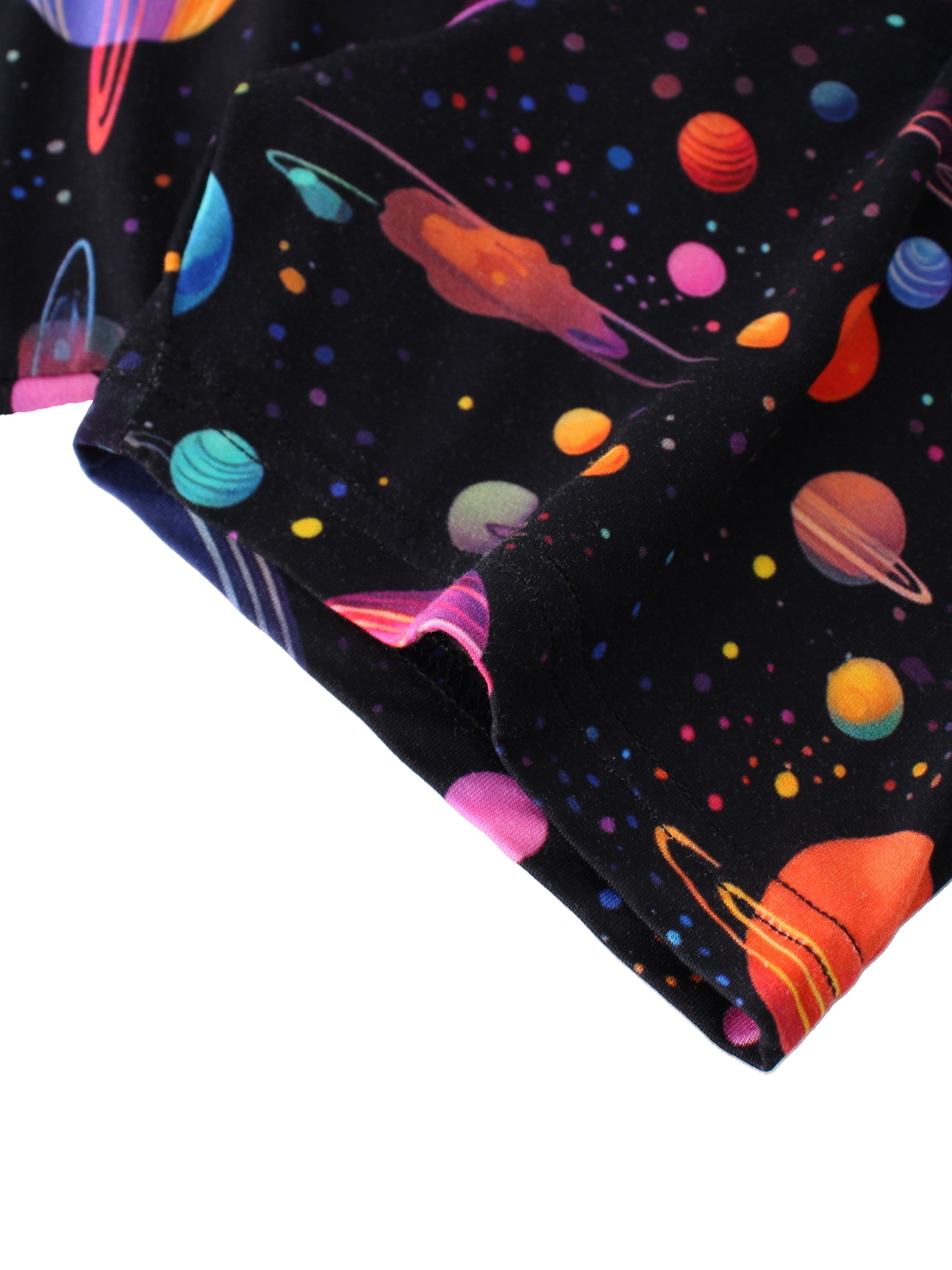 OEKI Certified Custom Pattern Dress for Girls Starry Sky Series Baby Clothing Made of Bamboo Fiber Fabric