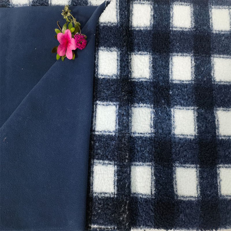 China Factory Soft Teddy Velvet 100% Polyester Elastane Fabric for Garment Textile Blanket
