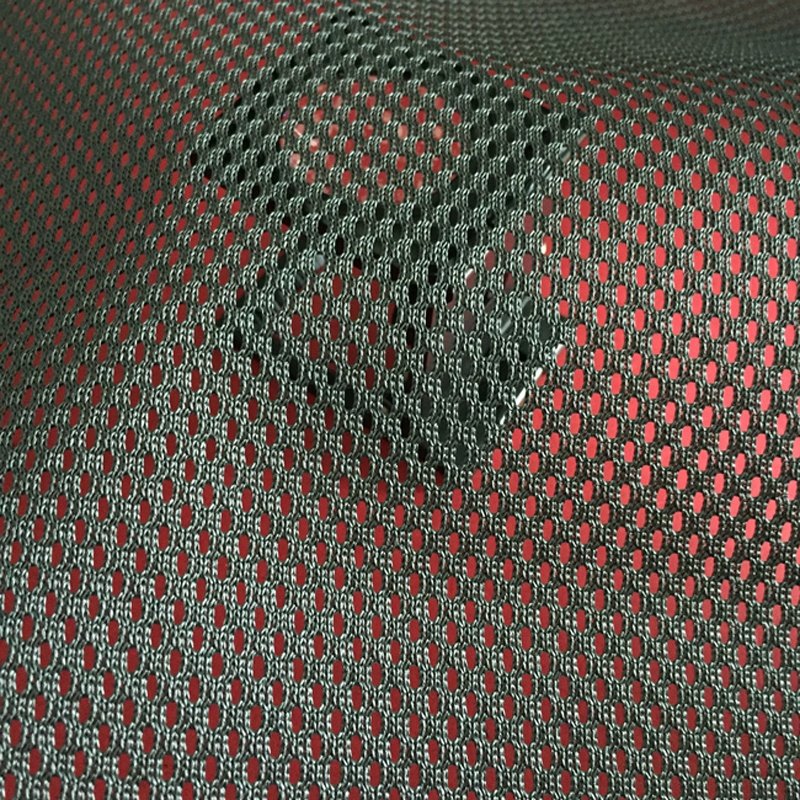 free sample manufacturer heavy duty tear resistant strong net fabric office chair upholstery bag hat 100% polyester mesh fabric