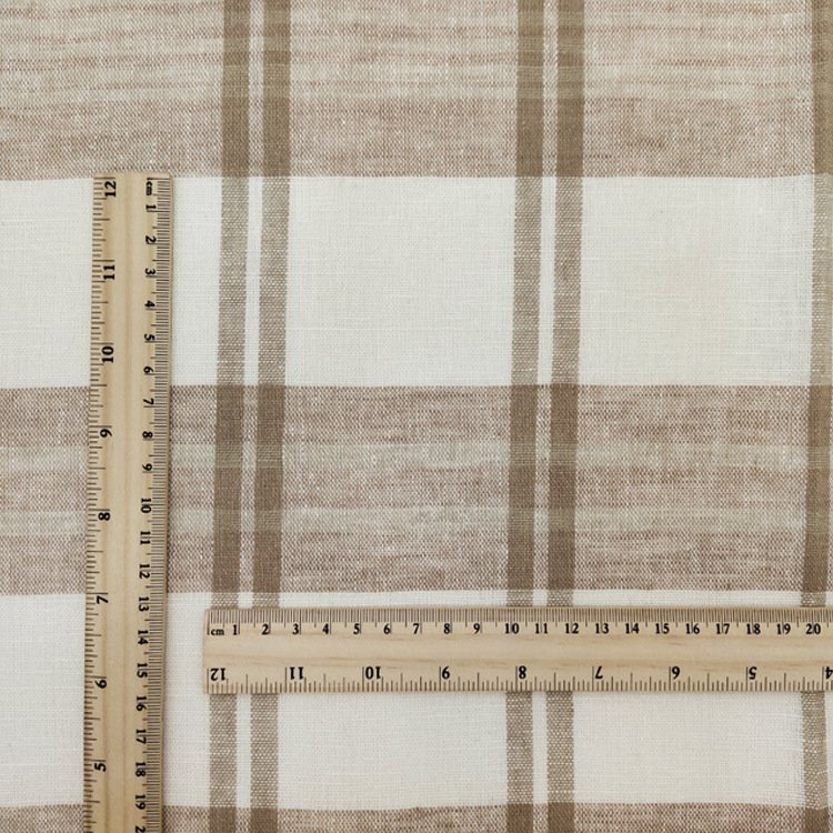 Premium custom 72% linen 28% cotton garment materials fabric soft cotton linen woven fabrics for clothing shirts blouse