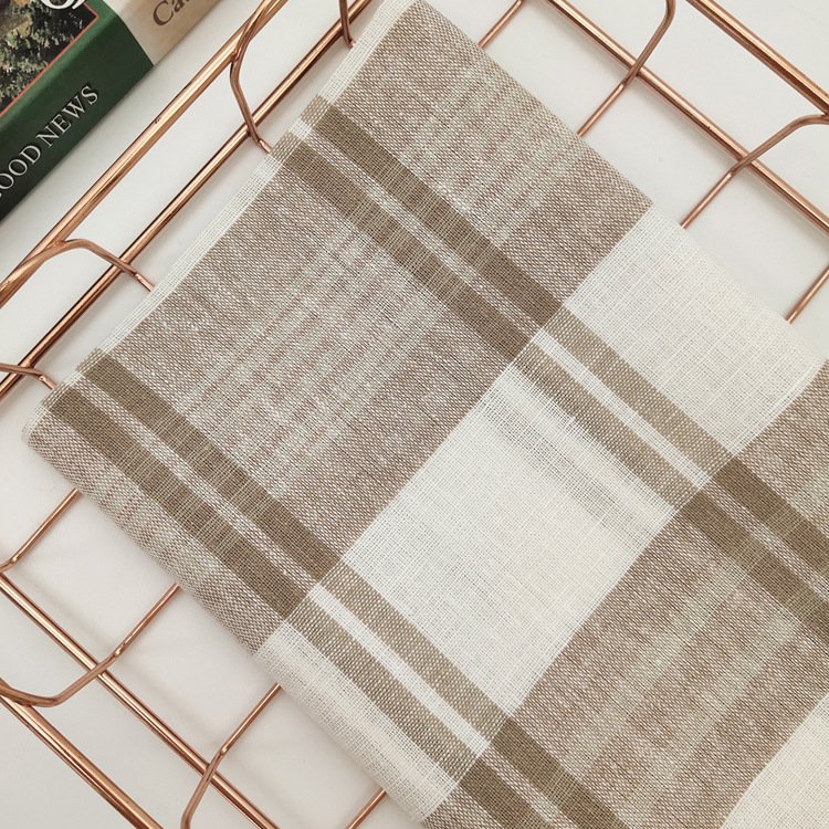 Premium custom 72% linen 28% cotton garment materials fabric soft cotton linen woven fabrics for clothing shirts blouse