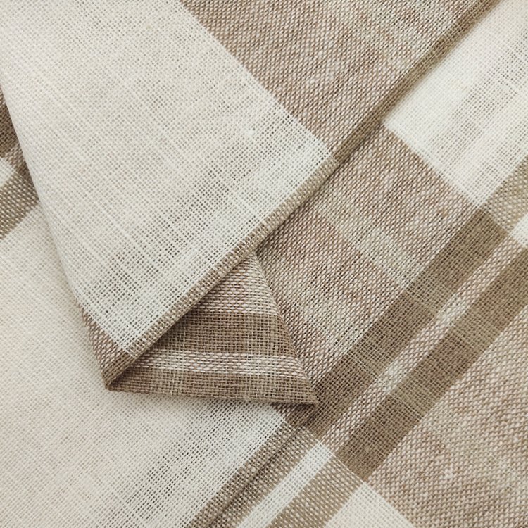 Premium custom 72% linen 28% cotton garment materials fabric soft cotton linen woven fabrics for clothing shirts blouse
