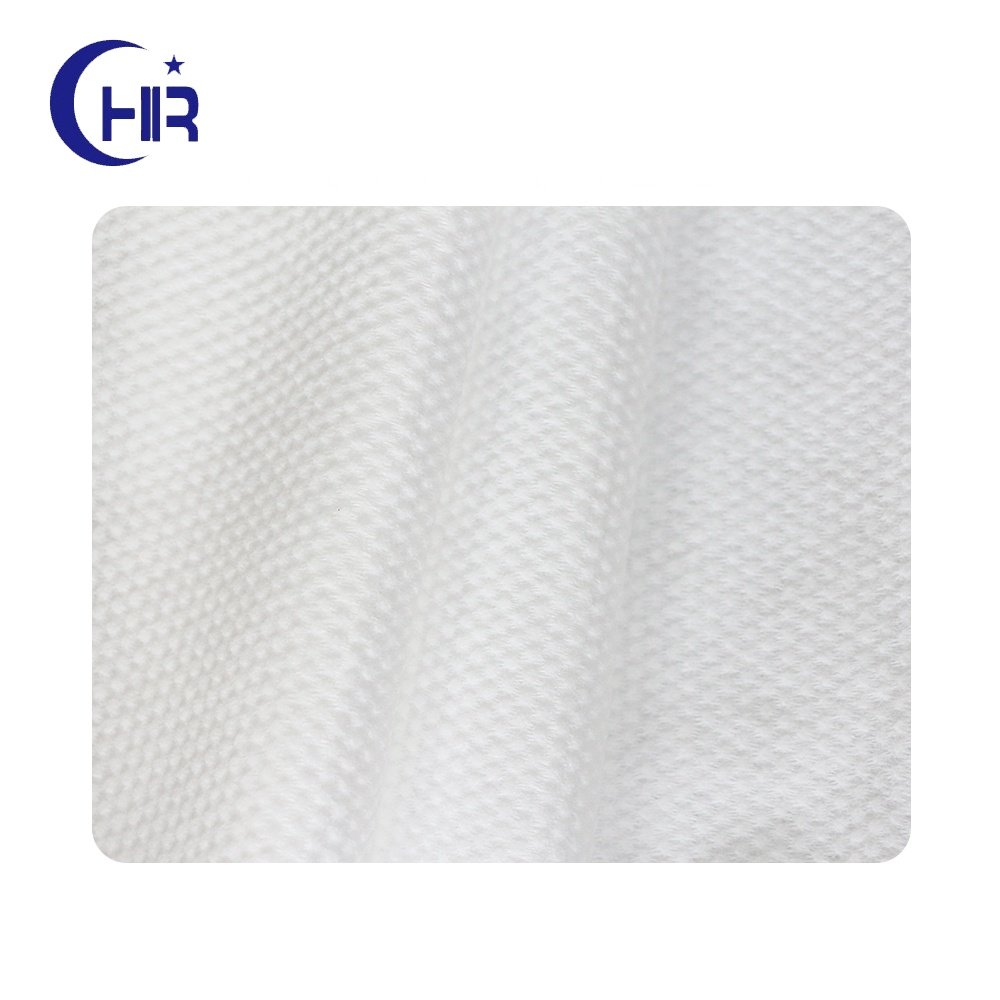 Non-fluorescent 100% bamboo fiber spunlace non-woven bamboo nonwoven fabric