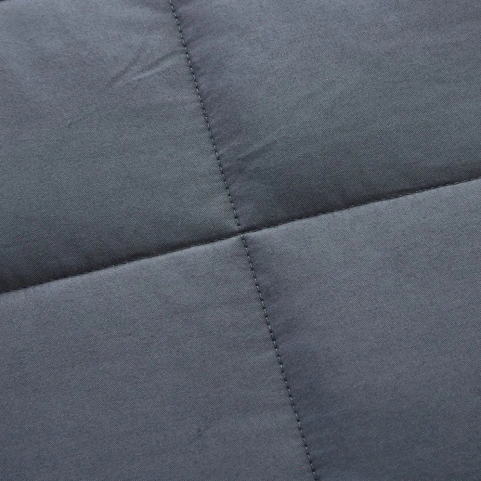 Top Fashion Eco-Friendly and Sustainable Suitable for Summer Bamboo Fabric Gray Cooling Weighted Blanket