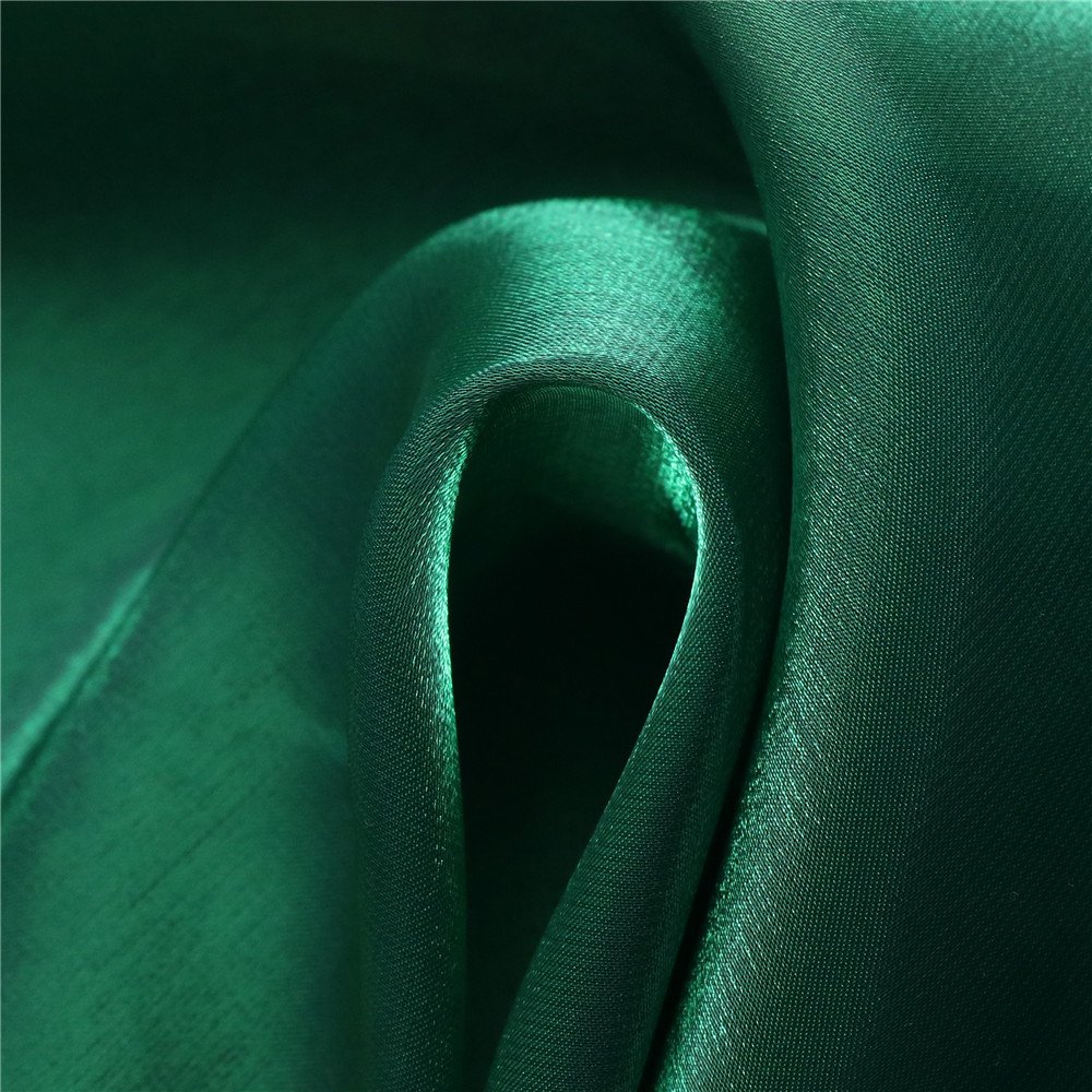 100% Polyester Fabric Breathable Custom Color Plain Bengaline Shimmer Fabric Organza