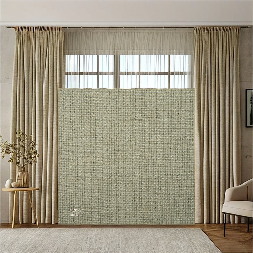 Classic Elegance Upholstery 100% Linen Fabric for Sofa Curtain Cushion Panel Furniture