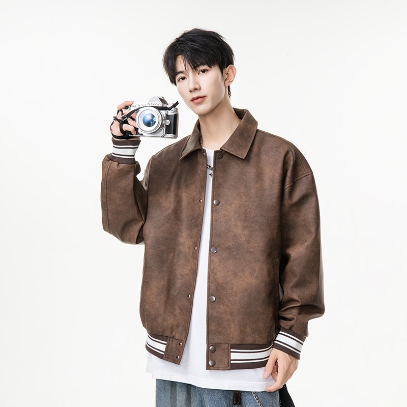 Autumn and Winter Men's Minimalist Jacket Polo Sets Casual Print on Knitted Fabric Summer Perfect Outfit