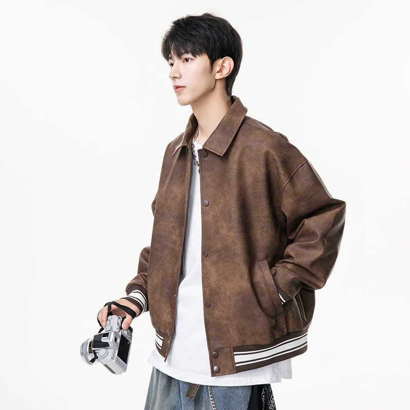 Autumn and Winter Men's Minimalist Jacket Polo Sets Casual Print on Knitted Fabric Summer Perfect Outfit
