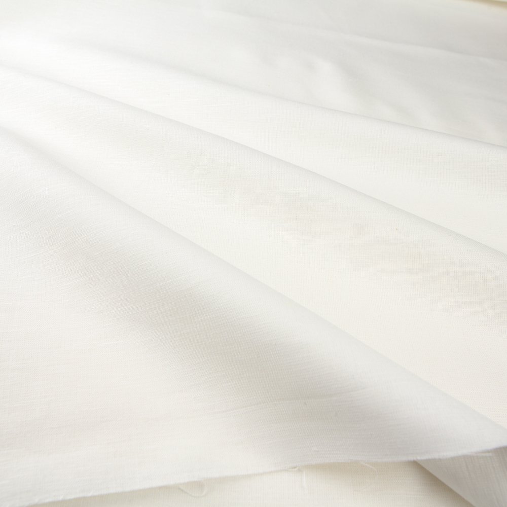 PFD 145 GSM High Quality Cotton Semi-Linen Woven Breathable and Not Softened Fabric Roll for Clothing Dress Use Wholesale