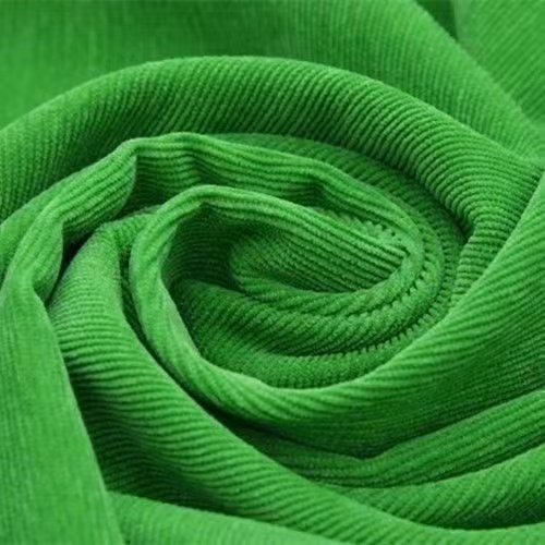 Suzhou jiquan corduroy fabric 100% polyester fabric for corduroy pants Tshirt