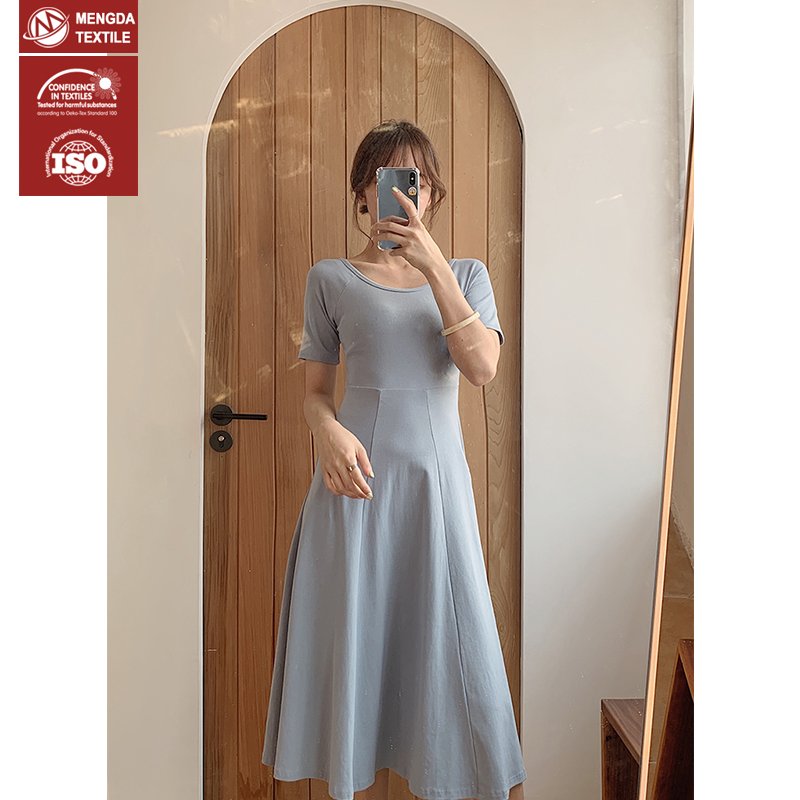 Environmental natural fiber cotton bamboo jersey knit fabric for underwear undershirt
