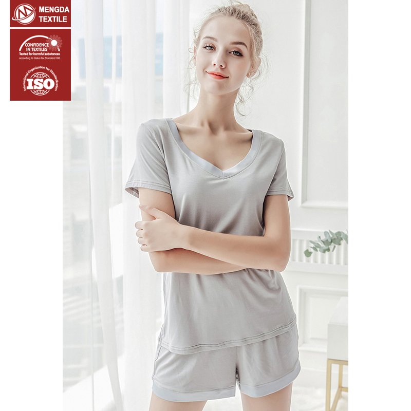 Environmental natural fiber cotton bamboo jersey knit fabric for underwear undershirt