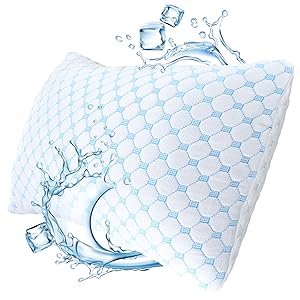 Wholesale Memory Foam Pillow with Adjustable Loft Ice-Cooling Bamboo Cover Washable Shredded for Beds Bamboo fiber pillow
