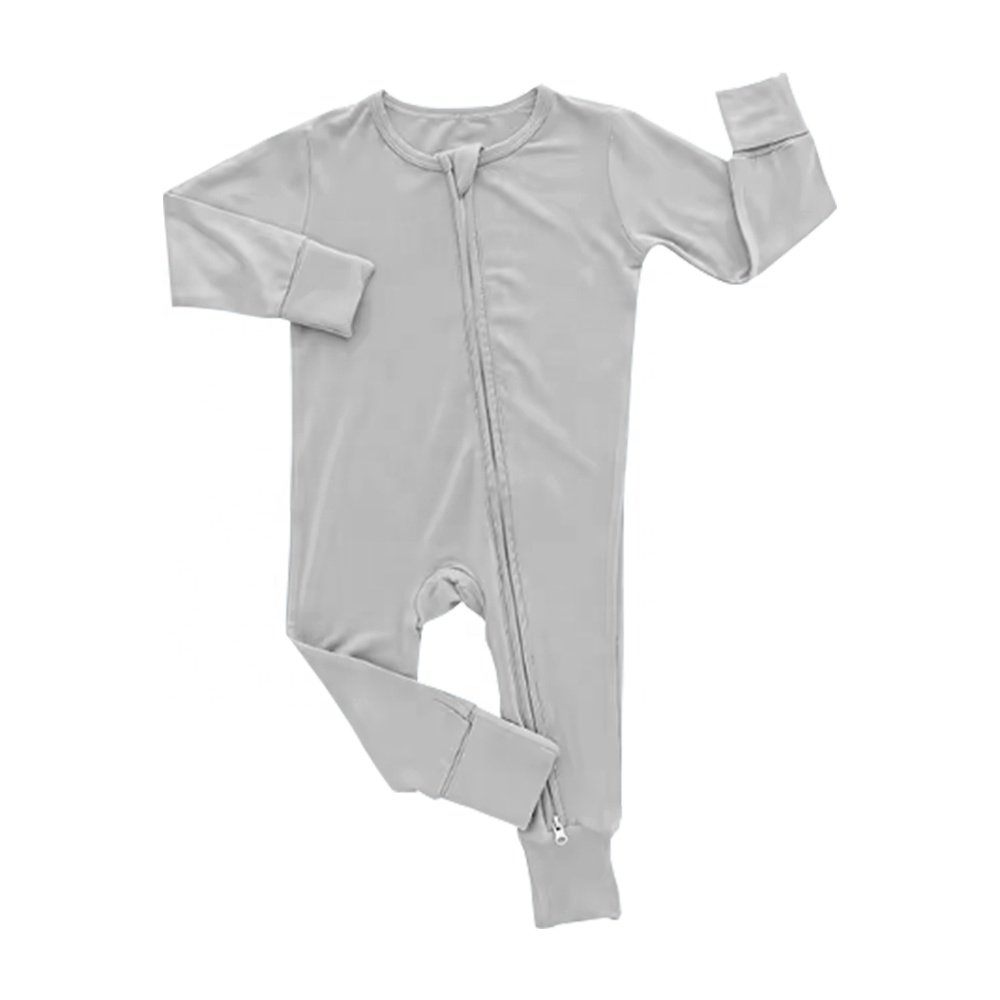 Professional Factory Custom Bamboo Pajamas Baby Hot Sale Color 95% Bamboo and 5% Spandex Long Sleeve Baby Girl Toddler Clothes