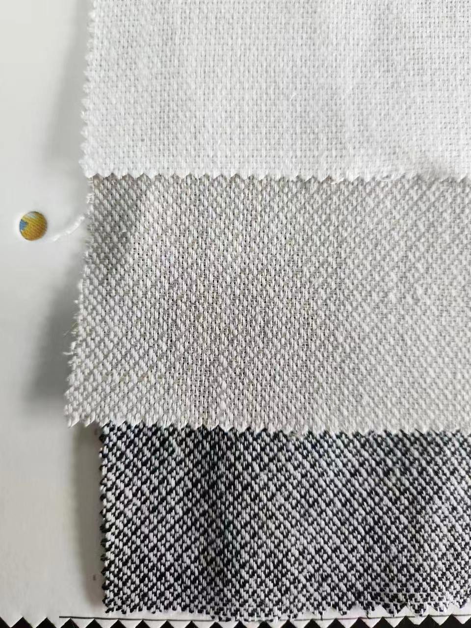 100 linen yarn dyed fabric for high quality garment
