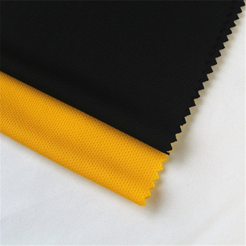 High quality 75D 140gsm breathable 100% polyester knitting dyed fabric for Tshirt sportswear