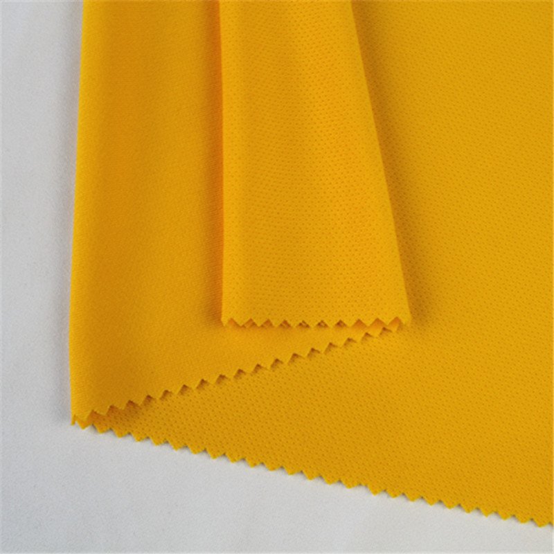 High quality 75D 140gsm breathable 100% polyester knitting dyed fabric for Tshirt sportswear