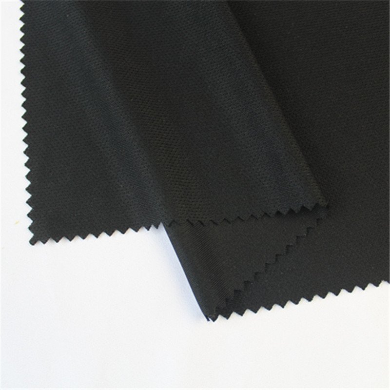 High quality 75D 140gsm breathable 100% polyester knitting dyed fabric for Tshirt sportswear