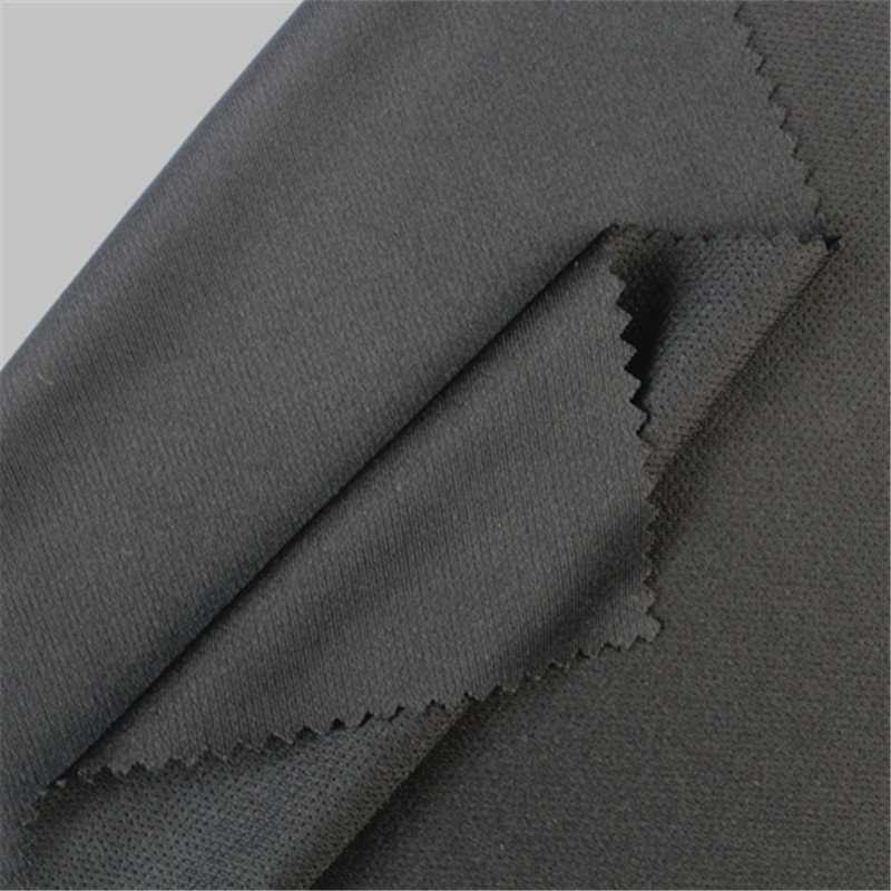 High quality 75D 140gsm breathable 100% polyester knitting dyed fabric for Tshirt sportswear