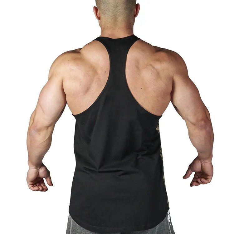 New Custom Men's Tank Tops for Gym Workouts Solid Fitness Singlets for Bodybuilding Best Wholesale Summer Workout Gear for Guys
