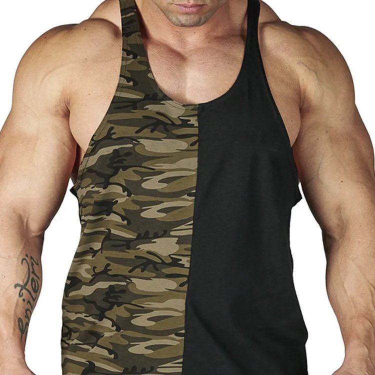 New Custom Men's Tank Tops for Gym Workouts Solid Fitness Singlets for Bodybuilding Best Wholesale Summer Workout Gear for Guys