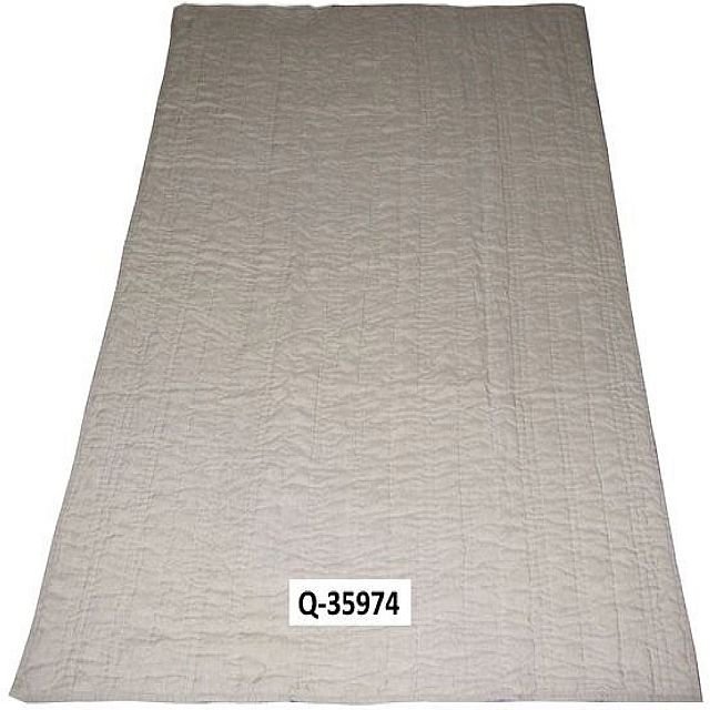 100% Natural Linen Bedspread Comforter Handmade Quilt Bedding Set Very Soft from India Manufacturer Factory Kaushal for Hotels