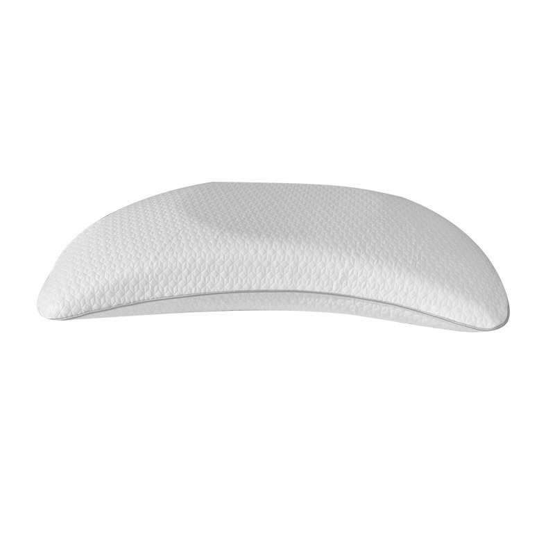 Moon Top Comfortable Memory Foam Pillow Custom Logo Bamboo Fabric Inflatable Orthopedic Travel Pillow Relief Neck Pain Sleeping