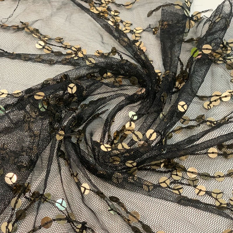 100% polyester 3D Embroidery Flowers cheap wholesale price sequin fabric embroidery for wedding dresses