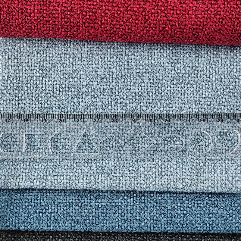 100% High Quality Polyester Linen Look Weaved Fabric for Sofa Upholstery Breathable Home Textile for Bags Curtains Boys Girls