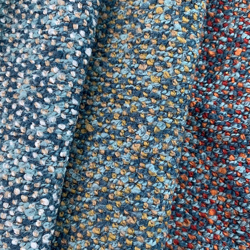 100% Polyester Sofa Material Home Textile Upholstery Fabric Linen Cotton Vintage Fabric for Living Room Furniture
